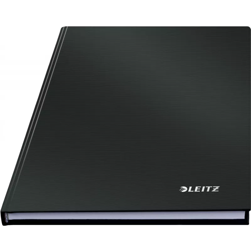 Leitz Notebook Solid Hardcover A5 Ruled 90 gram 80 sheets, Monochromatic, Juoda, A5, 80 sheets, Glossy, 80 g/m²