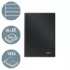 Leitz Notebook Solid Hardcover A5 Ruled 90 gram 80 sheets, Monochromatic, Juoda, A5, 80 sheets, Glossy, 80 g/m²