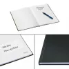 Leitz Notebook Solid Hardcover A5 Ruled 90 gram 80 sheets, Monochromatic, Juoda, A5, 80 sheets, Glossy, 80 g/m²