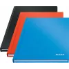 Leitz Notebook Solid Hardcover A5 Ruled 90 gram 80 sheets, Monochromatic, Juoda, A5, 80 sheets, Glossy, 80 g/m²
