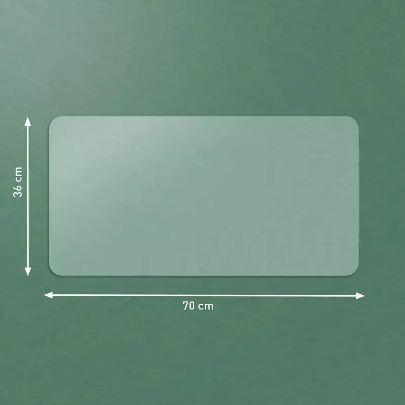 “Leitz” didelis permatomas stalo kilimėlis, skaidrus, polivinilchloridas (PVC), 360 mm, 700 mm, 1 mm, 300 g