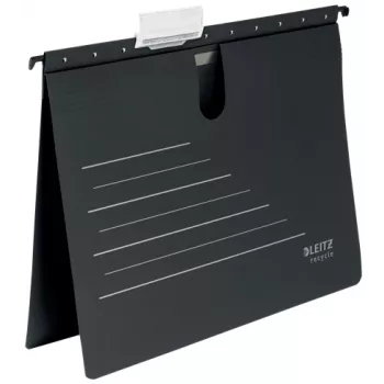 Leitz Alpha® Recycle Card Suspension Binder, A4, juoda, kartonas, 348 mm, 2 mm, 270 mm
