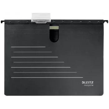 Leitz Alpha® Recycle Card Suspension Binder, A4, juoda, kartonas, 348 mm, 2 mm, 270 mm