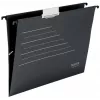 Leitz Alpha® Recycle Card pakabinamas aplankalas, A4, juodas, kartonas, 80 g/m², 150 lapų, 348 mm