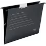Leitz Alpha® Recycle Card pakabinamas aplankalas, A4, juodas, kartonas, 80 g/m², 150 lapų, 348 mm