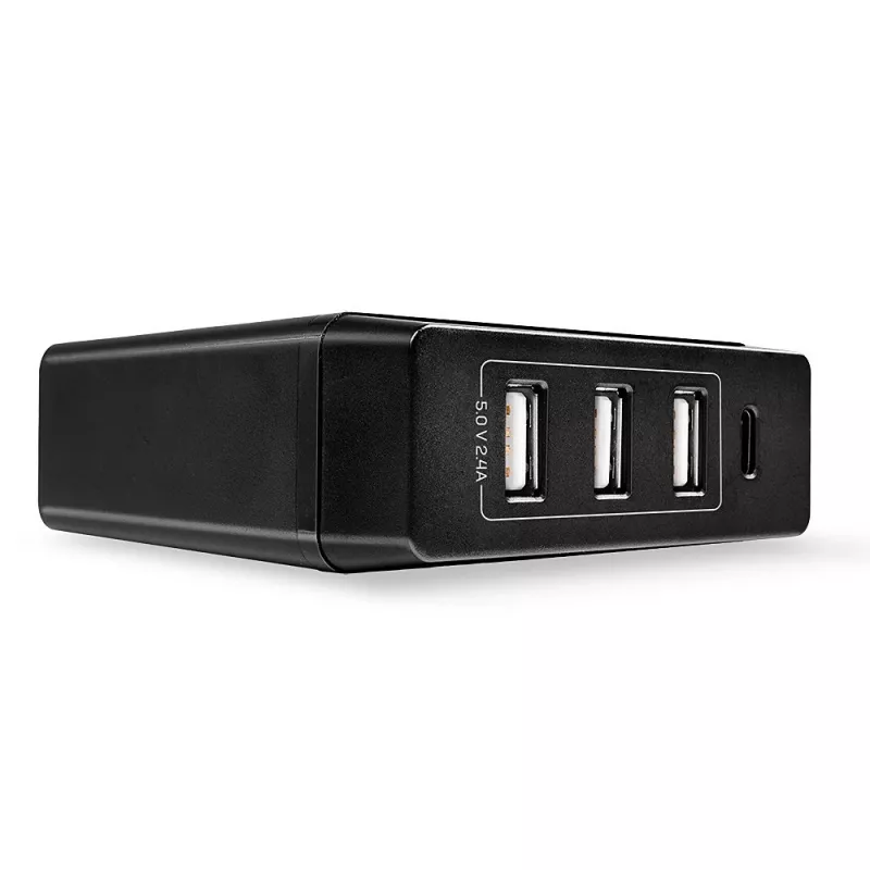 Lindy 4 prievadų USB Type C ir A išmanusis įkroviklis su Power Delivery, 72 W