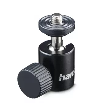 Trikojo rutulinė galvutė HAMA 00005000, 1/4 colio sriegis, 38 mm aukštis, juoda