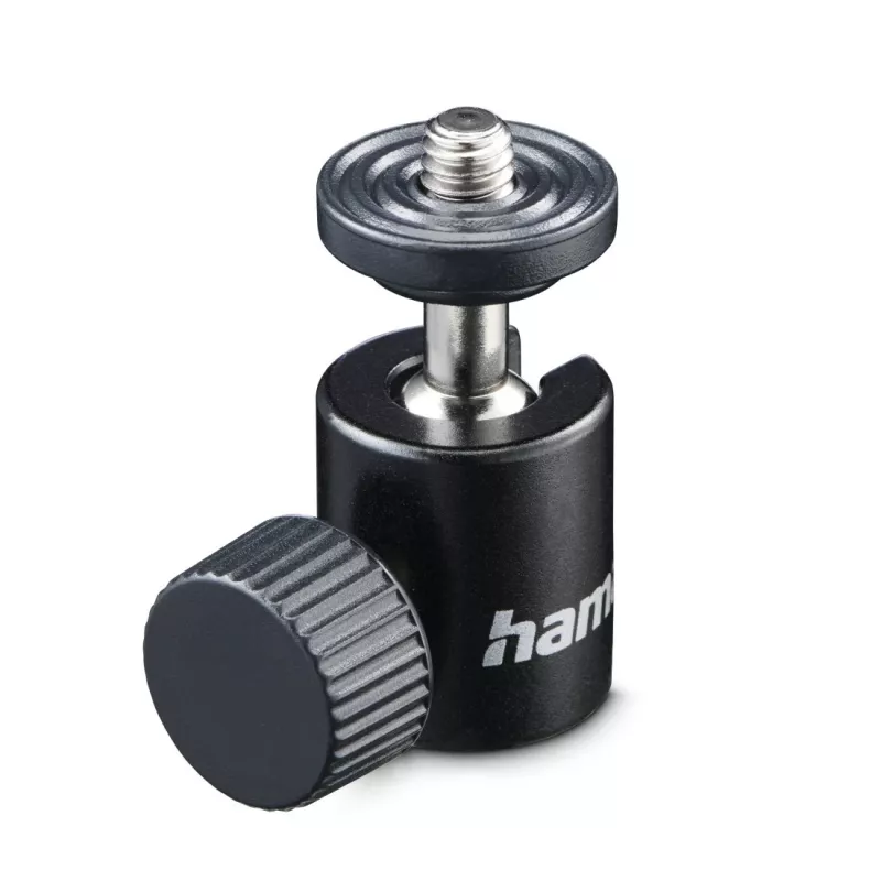 Trikojo rutulinė galvutė HAMA 00005000, 1/4 colio sriegis, 38 mm aukštis, juoda