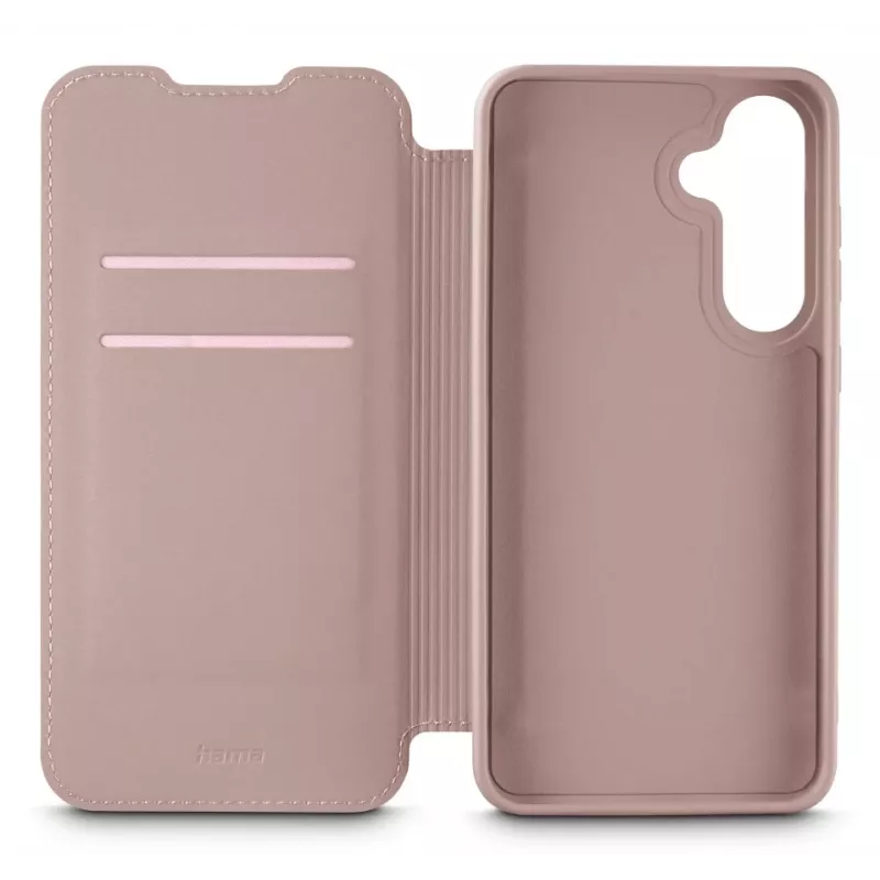 Folio tipo dėklas Hama Fantastic Feel Galaxy A56 5G 17 cm 2 kortelių kišenės Nude
