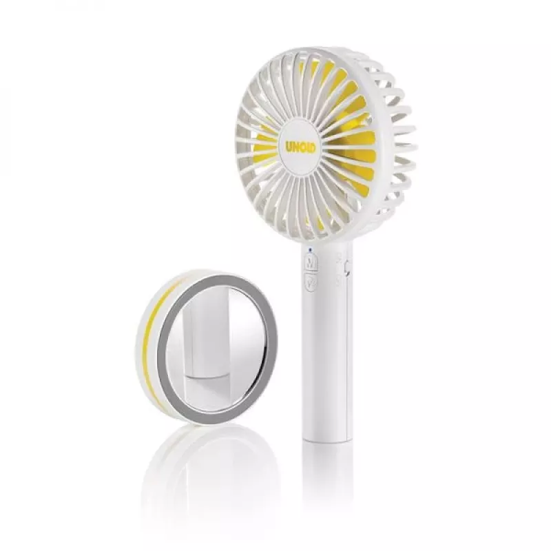 Unold Breezy 86610 rankinis ventiliatorius, balta/geltona