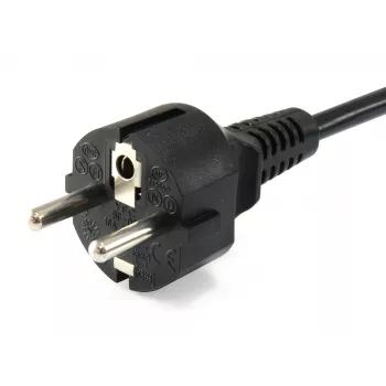 Equip aukštos kokybės maitinimo laidas, C5 į Schuko, 3,0 m, 3 m, C5 jungtis, CEE7/7, H05VV-F3G, 250 V, 2,5 A