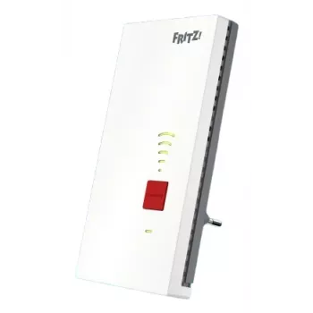 Tinklo kartotuvas FRITZ Repeater 2700 Wi‑Fi 7 dviejų juostų 125 Mbit/s, 2,5 Gigabit Ethernet, baltas