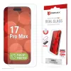 Grūdinto stiklo ekrano apsauga e.v.i. Displex (10H) Apple iPhone 17 Pro Max – atspari įbrėžimams, smūgiams ir nešvarumams, 1 vnt.