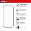 Ekrano apsauga e.v.i. Displex iPhone 17 Pro Premium su Mount Master — atspari įbrėžimams, skaidri/juoda