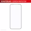 Ekrano apsauga e.v.i. Displex Premium, skirta iPhone 17 Pro Max, su montavimo priedu Mount Master (atspari įbrėžimams ir nešvarumams, skaidri / juoda)