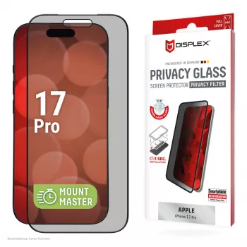 Displex Privatumo Ekrano Apsauga (10H) Apple iPhone 17 Pro, Privatumo filtras