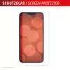 Grūdinto stiklo ekrano apsauga e.v.i. Displex (10H), skirta Apple iPhone 16e/17e — atspari įbrėžimams, nešvarumams ir smūgiams, permatoma