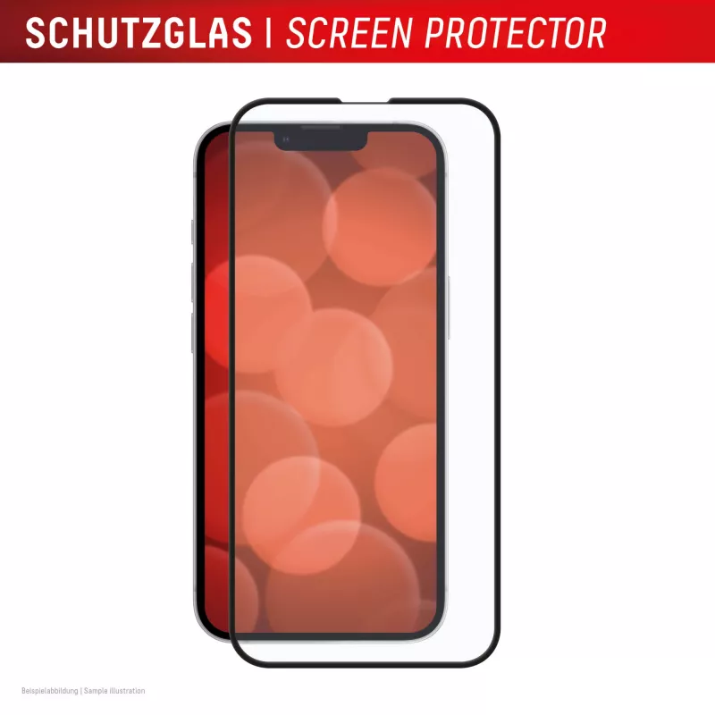 Grūdinto stiklo ekrano apsauga e.v.i. Displex Premium (Full dangtelis, 10H), skirta Apple iPhone 16e/17e