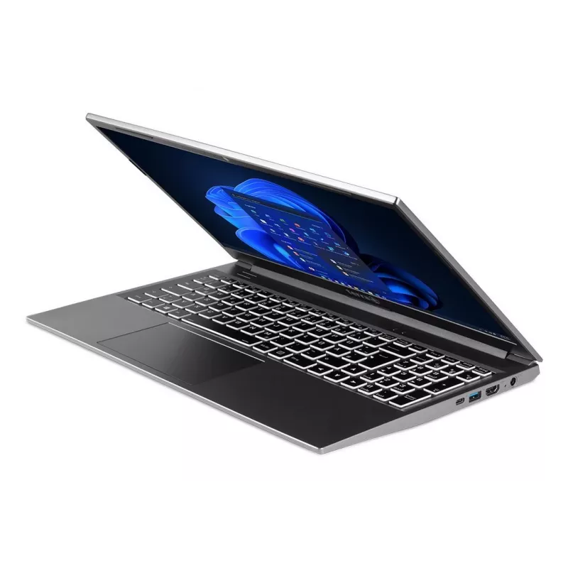 TERRA MOBILE 1500P AMD Ryzen™ 5 7430U nešiojamasis kompiuteris 39,6 cm (15,6 col.) Full HD 16 GB DDR4-SDRAM 500 GB SSD Wi-Fi 6E (802.11ax) Windows 11 Pro olandų, JAV anglų sidabrinis