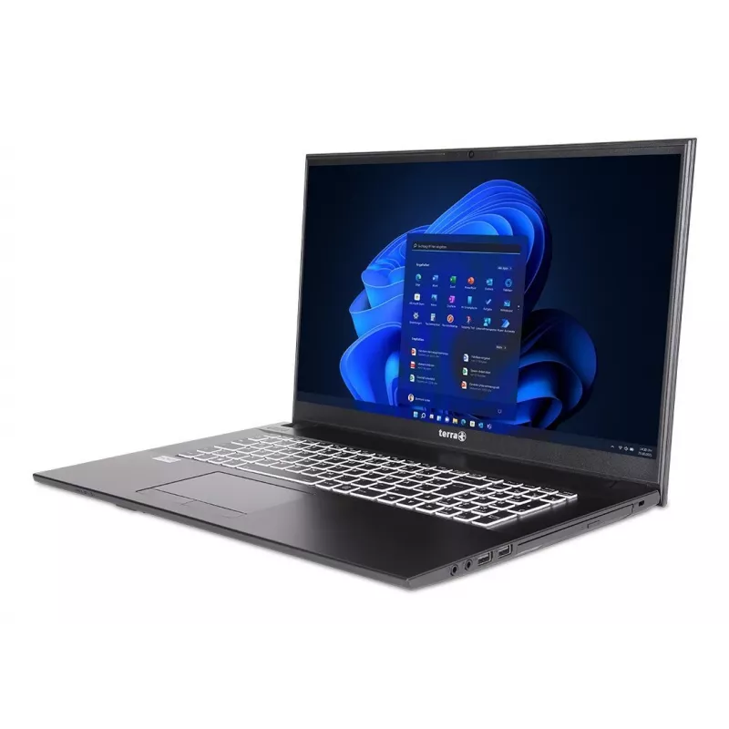 TERRA 1716R Intel® Core™ i3 i3-1315U Nešiojamasis kompiuteris 43.9 cm (17.3 colio) Full HD 8 GB DDR4-SDRAM 500 GB SSD Wi-Fi 6 (802.11ax) Windows 11 Home Pilka