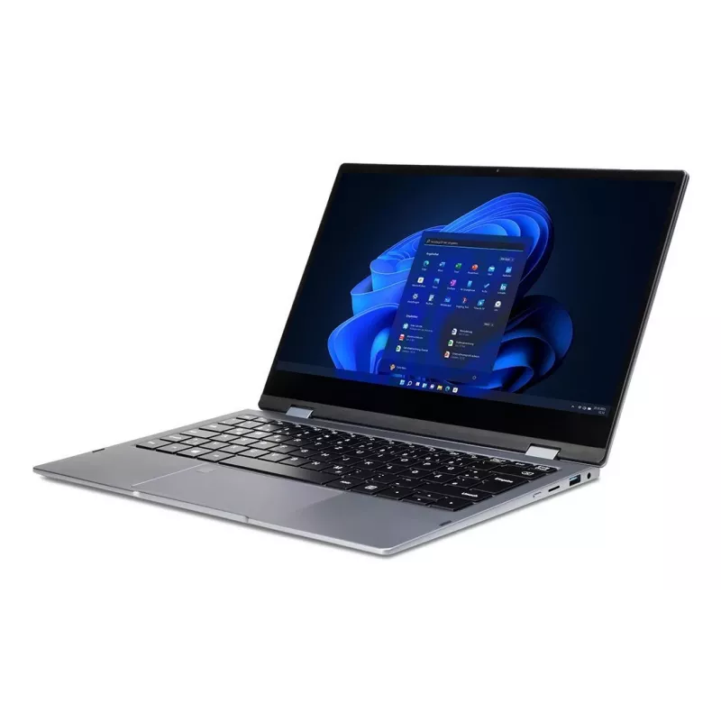 TERRA Mobile 360-13R Intel® Core™ i5 i5-1334U nešiojamasis kompiuteris 33.8 cm (13.3 colio) jutiklinis Full HD 16 GB DDR4-SDRAM 512 GB SSD Wi-Fi 6 (802.11ax) Windows 11 Pro vokiška antracito