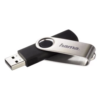 Hama Rotate USB 2.0 32GB USB atmintinė USB Type-A Juoda