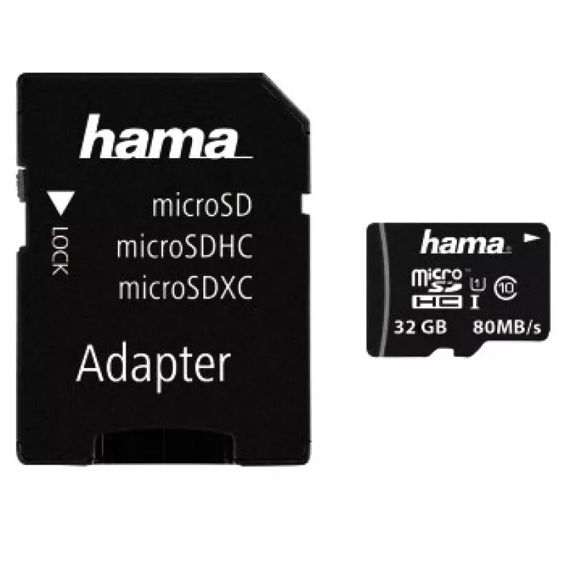 Flash atmintinė Hama 32GB UHS-I Class 10 microSDHC