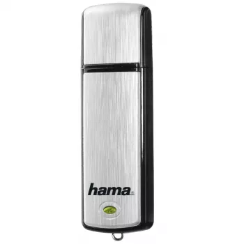 Hama Fancy USB atmintinė 128 GB USB Type-A 2.0 juoda, sidabrinė