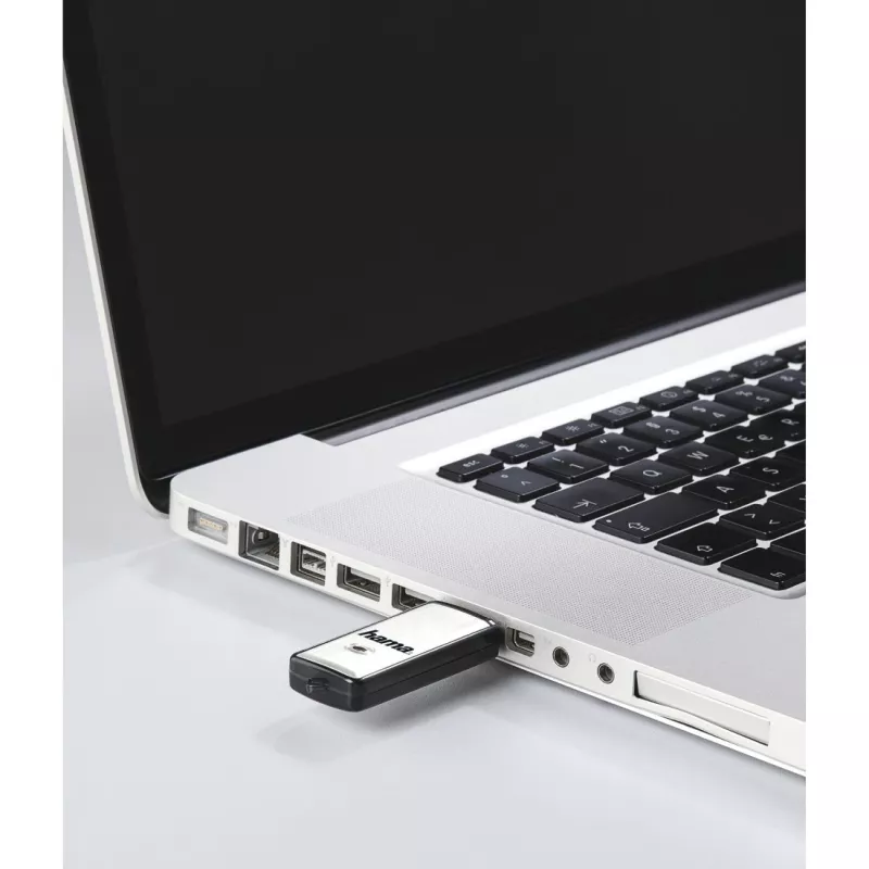 Hama Fancy USB atmintinė 128 GB USB Type-A 2.0 juoda, sidabrinė
