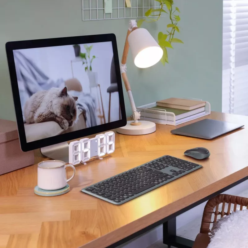 Hama WKM-550 klaviatūra Pelė į komplektą Namai/Biuras RF belaidė + Bluetooth QWERTZ vokiečių Juoda