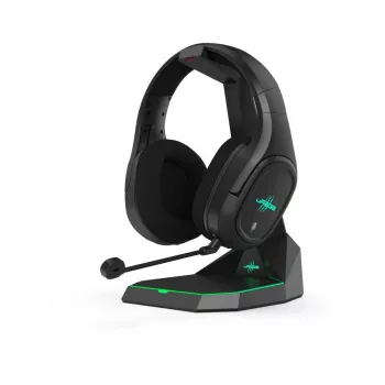 Hama SoundZ 920 ausinės, laidinės ir belaidės, ant galvos, žaidimams, USB Type-C, Bluetooth, įkrovimo stovas, juodos