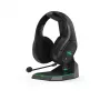 Hama SoundZ 920 ausinės, laidinės ir belaidės, ant galvos, žaidimams, USB Type-C, Bluetooth, įkrovimo stovas, juodos