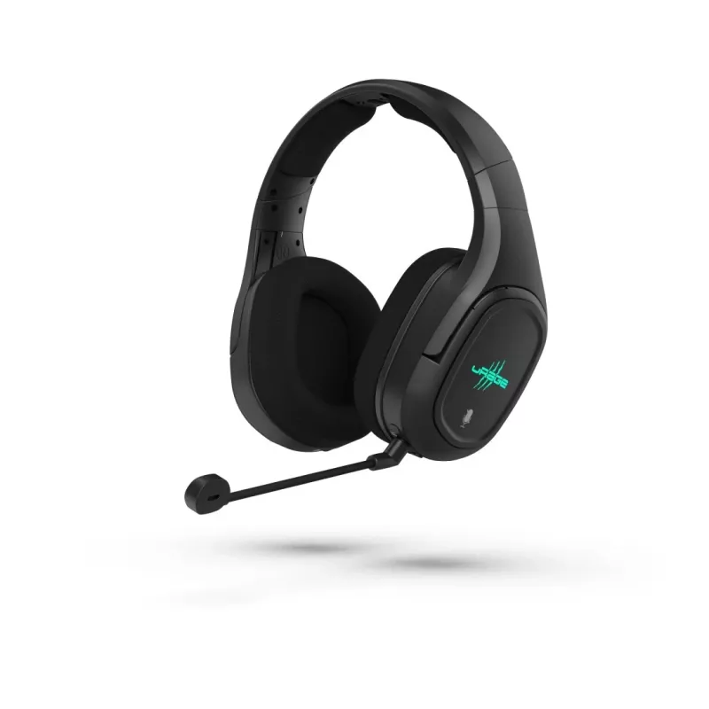 Hama SoundZ 920 ausinės, laidinės ir belaidės, ant galvos, žaidimams, USB Type-C, Bluetooth, įkrovimo stovas, juodos