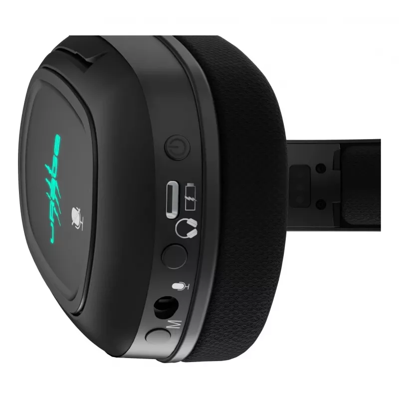 Hama SoundZ 920 ausinės, laidinės ir belaidės, ant galvos, žaidimams, USB Type-C, Bluetooth, įkrovimo stovas, juodos