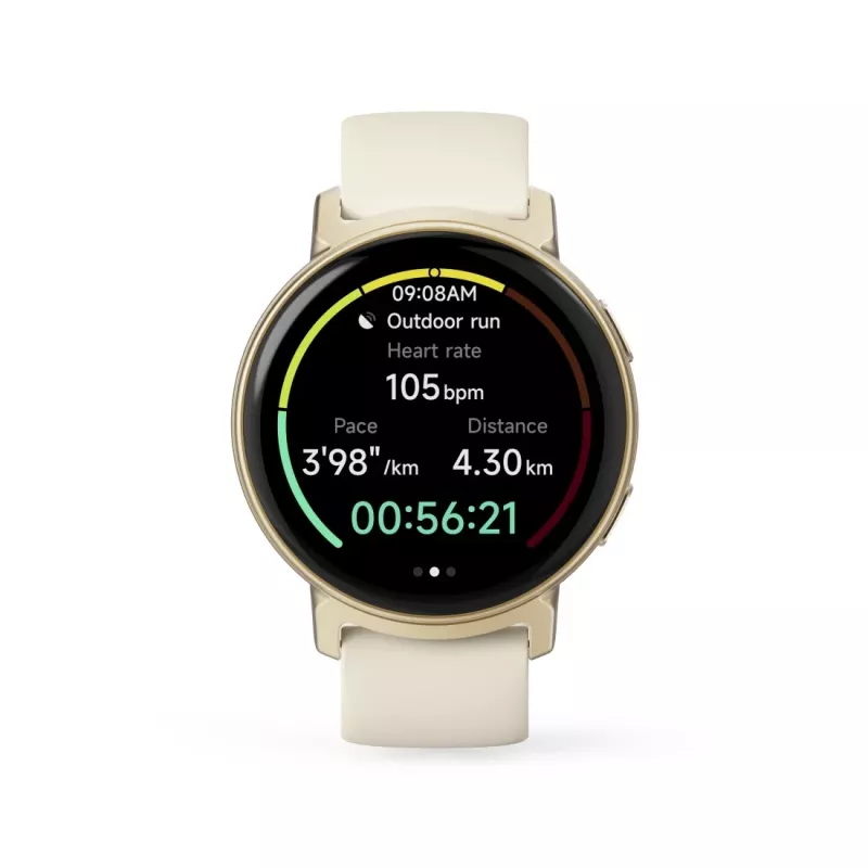 Hama Arion 3,35 cm (1,32 col.) AMOLED 43 mm skaitmeninis 466 x 466 pikselių jutiklinis ekranas auksinis GPS (palydovinis)