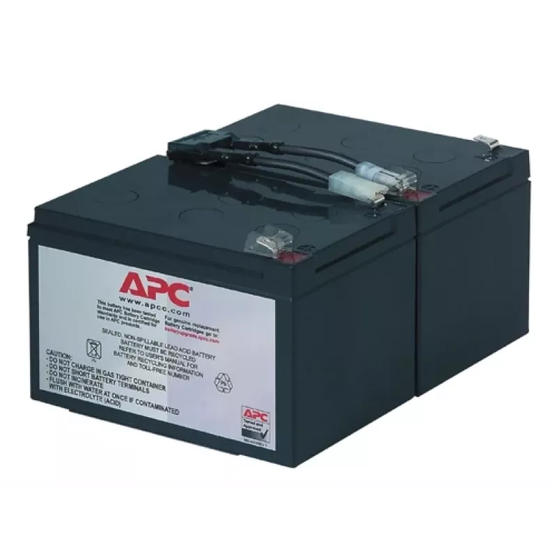 APC Battery Replacement Cartridge RBC6 (OEM), sandarioji švino rūgšties (VRLA), juoda, 7,68 kg, 195,6 x 152,4 x 94 mm, 0 - 40 °C, 0 - 95%