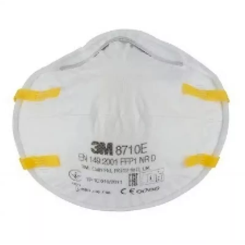 3M 8710PRO20 dulkių kaukė 20 vnt. Puodelio formos FFP1