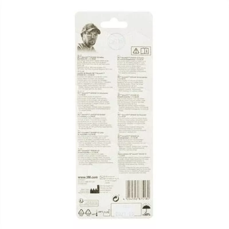 3M SF425C1 Apsauginiai akiniai Plastikas Juoda, Žalia