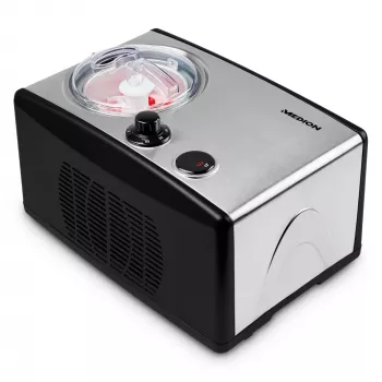 MEDION MD 18387 kompresorinis ledų gamintuvas 1,5 L 150 W juoda, sidabrinė