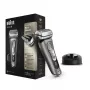 Braun Series 9 9325s naujausios kartos elektrinis skustuvas, įkrovimo stovas, medžiaginis dėklas, grafito spalvos