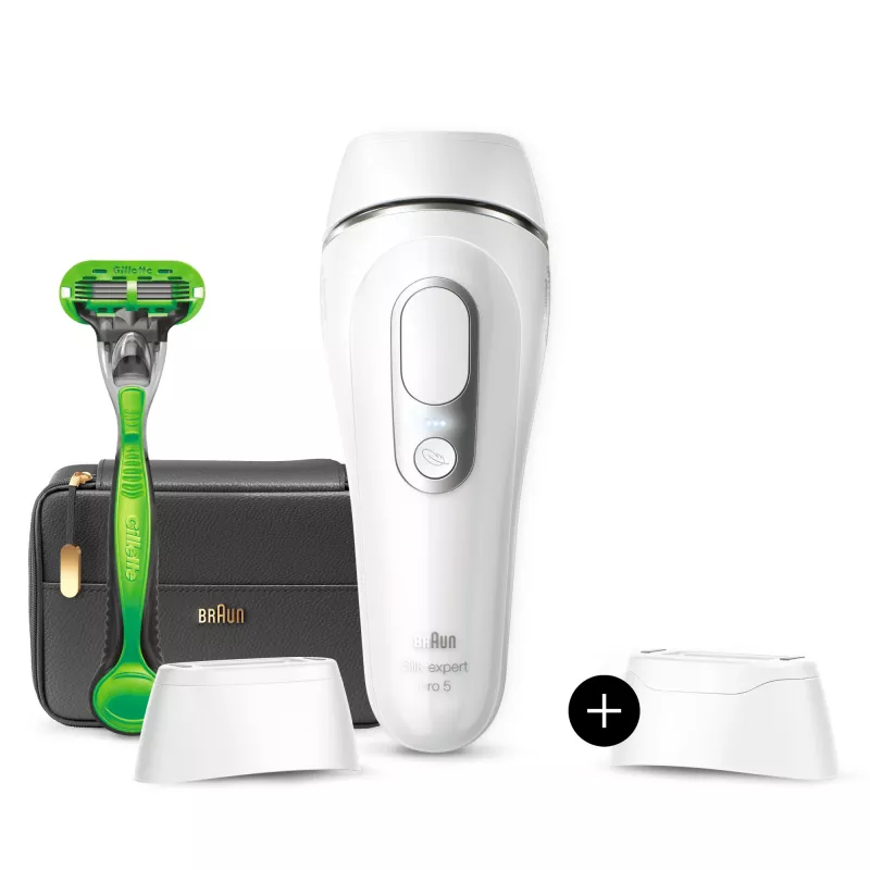 Braun Silk-expert Pro Silk·expert Pro 5 PL5145 Intensyvi impulsinė šviesa (IPL) Sidabrinė, Balta