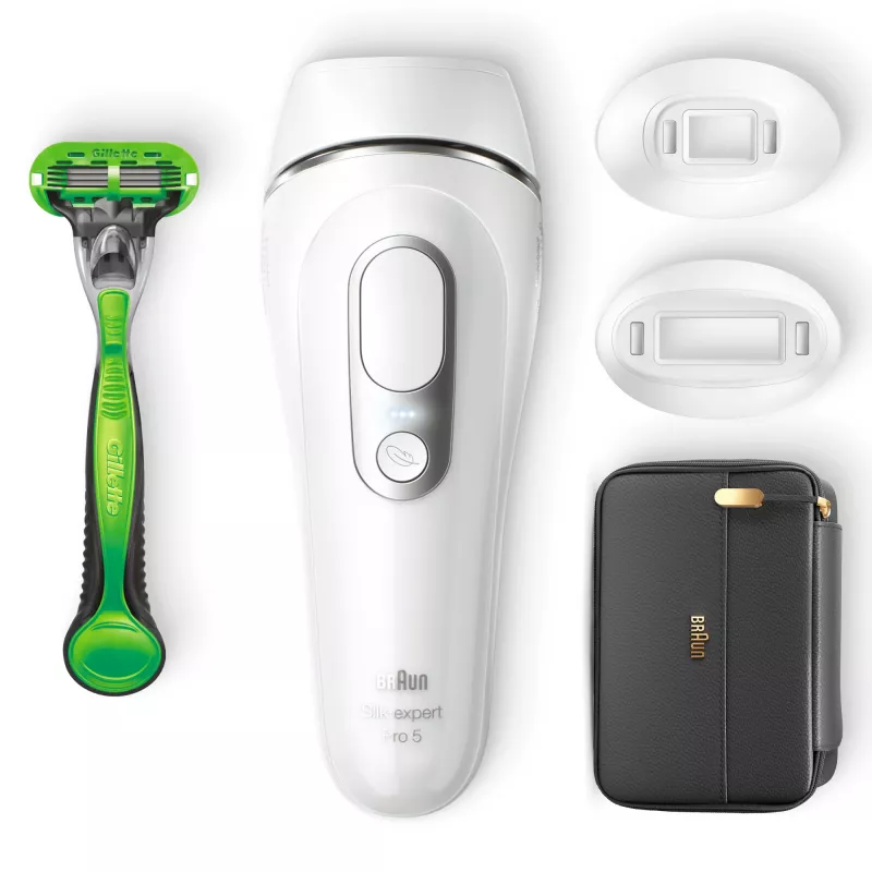 Braun Silk-expert Pro Silk·expert Pro 5 PL5145 Intensyvi impulsinė šviesa (IPL) Sidabrinė, Balta