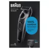 Braun BeardTrimmer 3 Beard Trm 3 BT3400, plaunama, baterija, juoda