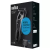 Braun BeardTrimmer 3 Beard Trm 3 BT3400, plaunama, baterija, juoda
