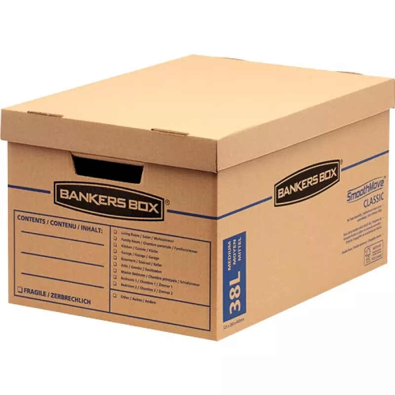 Fellowes 6203801 laikymo dėžė stačiakampė kartoninė natūrali