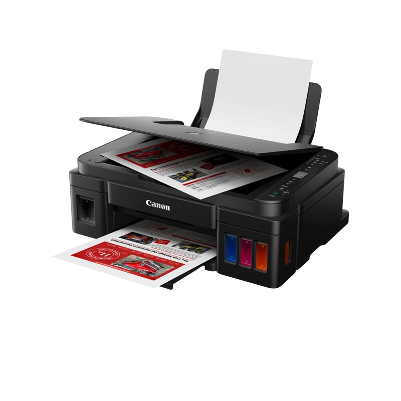 Rašalinis spausdintuvas Canon PIXMA G3416 — spalvotas A4, 4800 x 1200 DPI, Wi‑Fi, USB, perpildomi rezervuarai, juodas