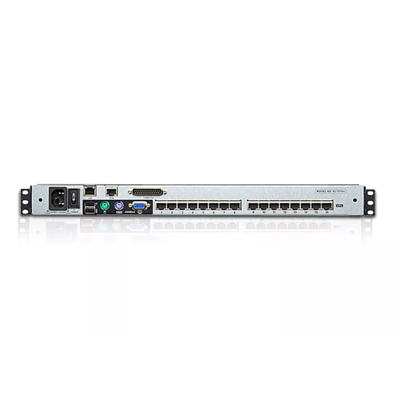 ATEN KL1516Ai KVM komutatorius montuojamas į stovą juodas