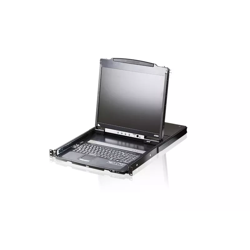 ATEN CL5800N-ATA-EG stovo konsolė 48,3 cm (19 colių) Juoda