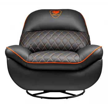 Žaidimų sofa COUGAR Gaming Overlord Paminkštinta sėdynė Juoda 150 kg