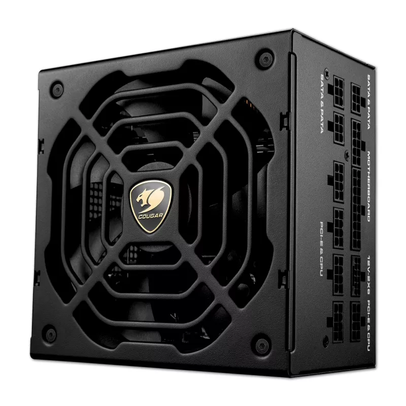 Maitinimo blokas COUGAR GR 1000W ATX3.1 PCIE 5.1 80 PLUS Gold, 1000 W, 20+4 kontaktų ATX, 120 mm ventiliatorius